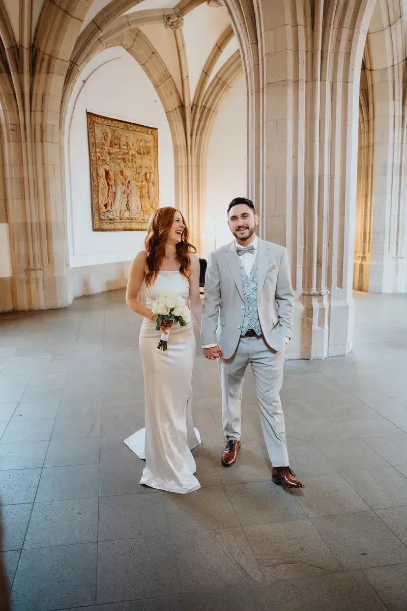 Reportage-Foto der standesamtlichen Trauung von Tabea und Maik im Historischen Rathaus Köln und der Altstadt (Bild 52)